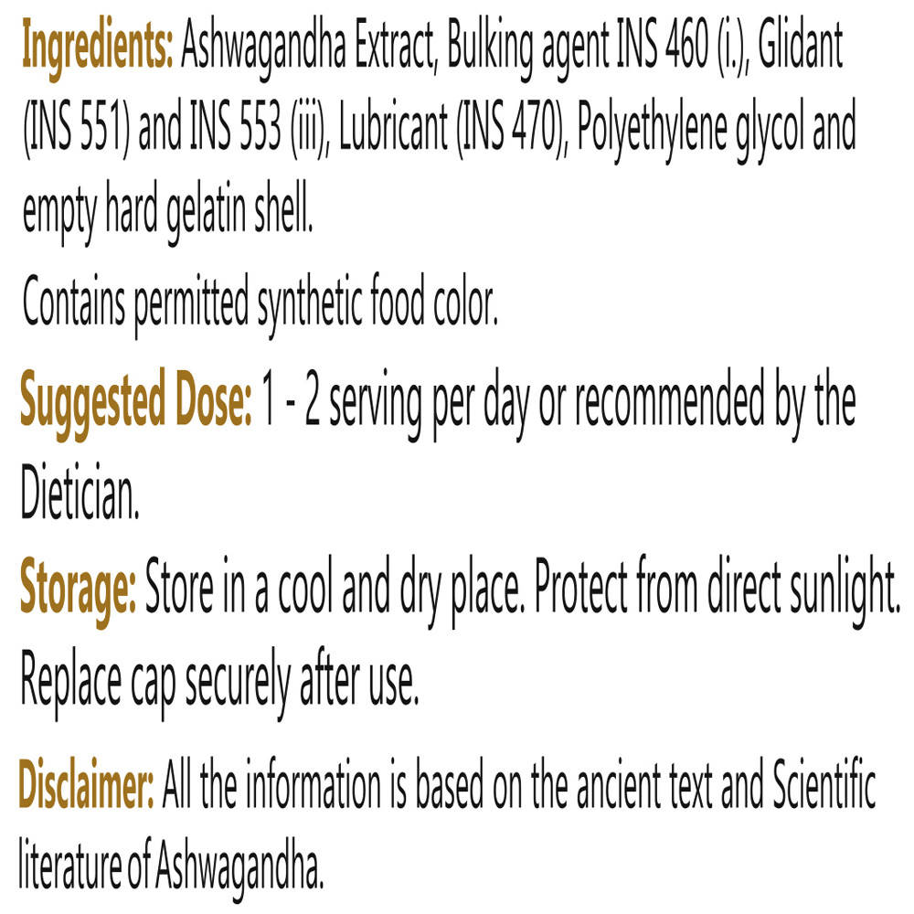 NLife Ashwagandha Capsules | Grocsy