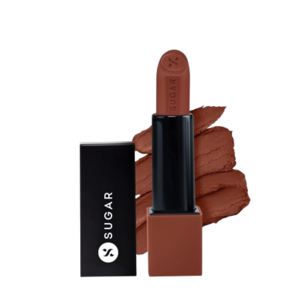 Sugar Cosmetics Glide Peptide Serum Lipstick with Vitamin E - 07 Tuscany Truffle | Grocsy