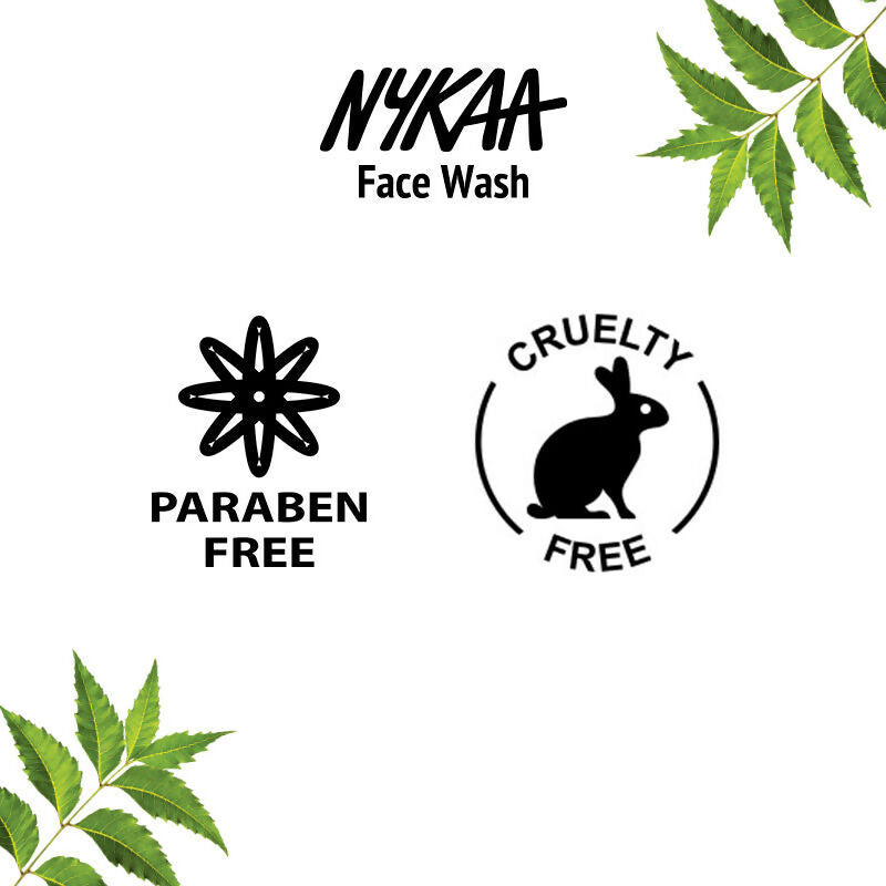 Nykaa Naturals Tea Tree & Neem Purifying Face Wash for Acne | Grocsy