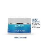 Zobha Illuminat Korean Glass Finish Face Mask With Blue Lotus Water Extract | Grocsy