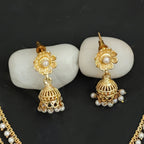 JS Fashion Antique Jewellery Designer High Gold Polish Fancy Necklace Set | Grocsy