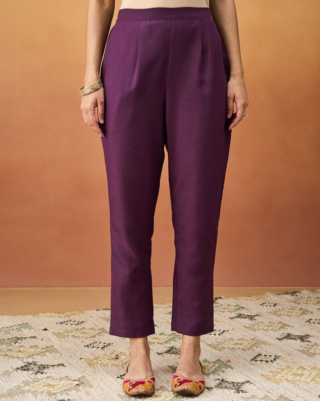 Dwija Fashion A-Line Kurti Parampara Silk Embroidered Green Color Kurti With Pant And Dupatta | Grocsy
