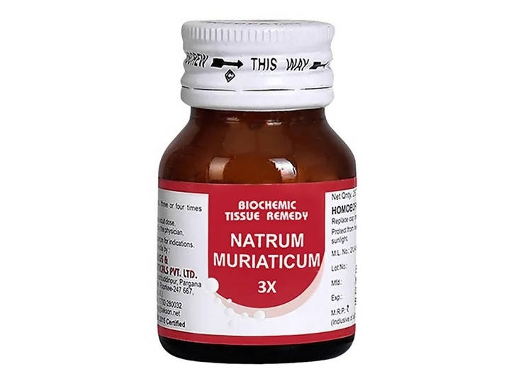 Bakson's Homeopathy Natrum Muriaticum Biochemic Tablets | Grocsy