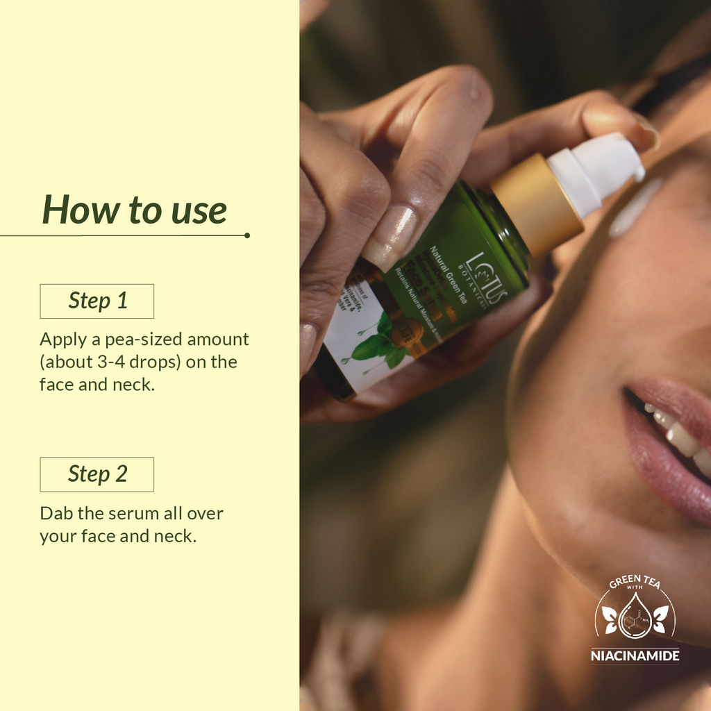 Lotus Botanicals Natural Green Tea HydraDetox Moisture - Replenishing Face Serum | Grocsy