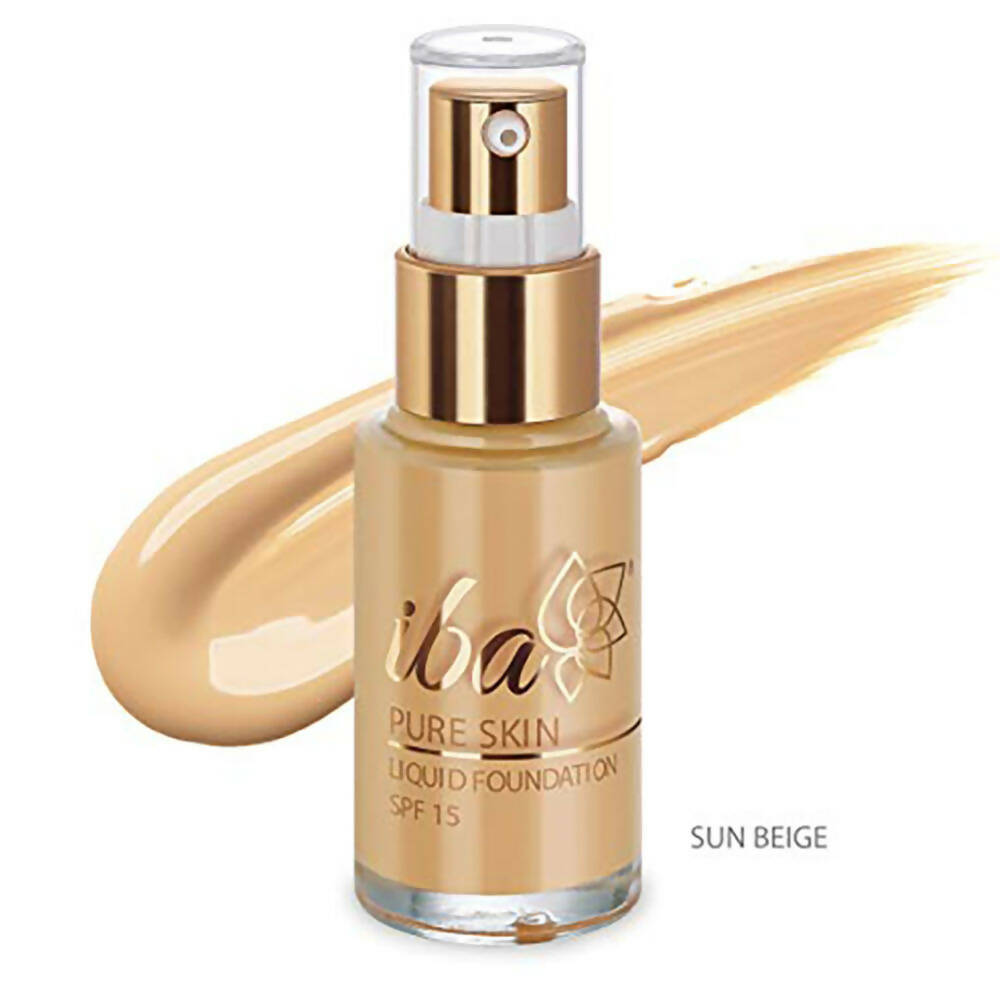 Iba Pure Skin Liquid Foundation SPF 15 - Sun Beige | Grocsy