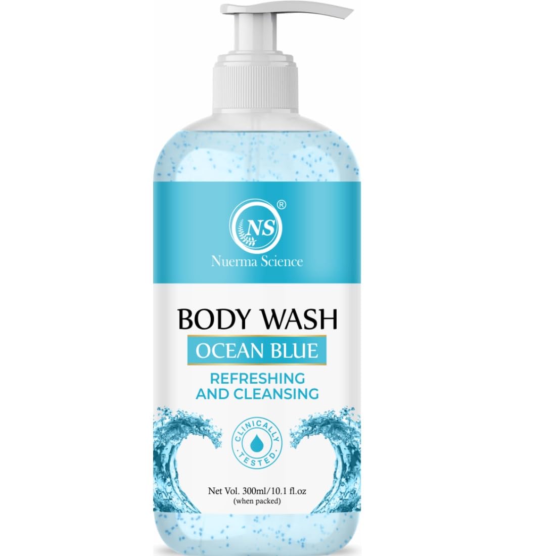 Nuerma Science Ocean Blue Body Wash | For Refreshing & Cleansing Body | Grocsy