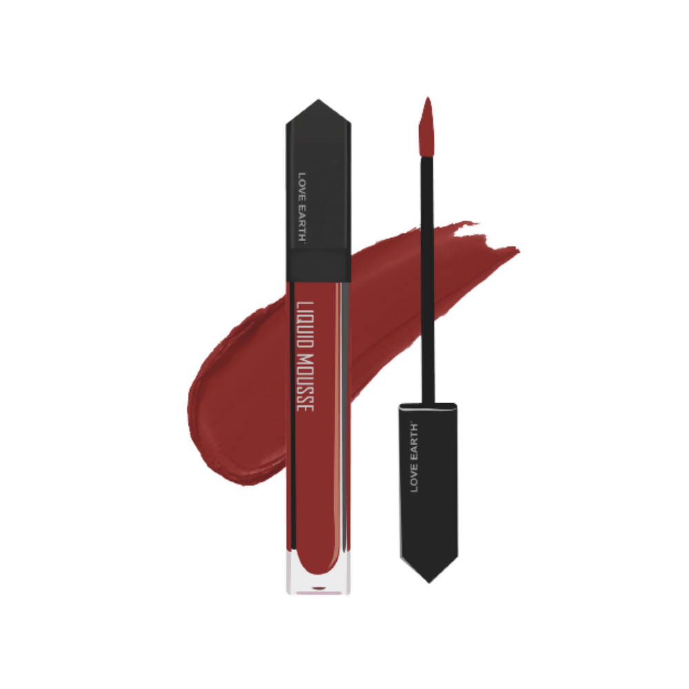 Love Earth Liquid Mousse Lipstick - Hanky Panky | Grocsy