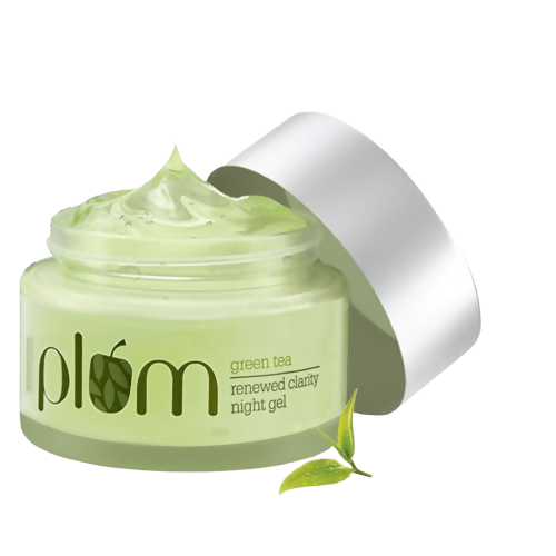 Plum Green Tea Night Gel Cream | Grocsy