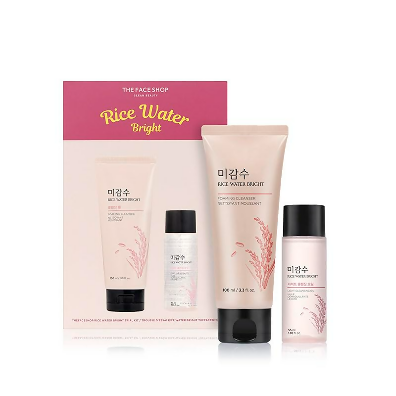 The Face Shop 2 Step Rice Water Bright Kit | Grocsy