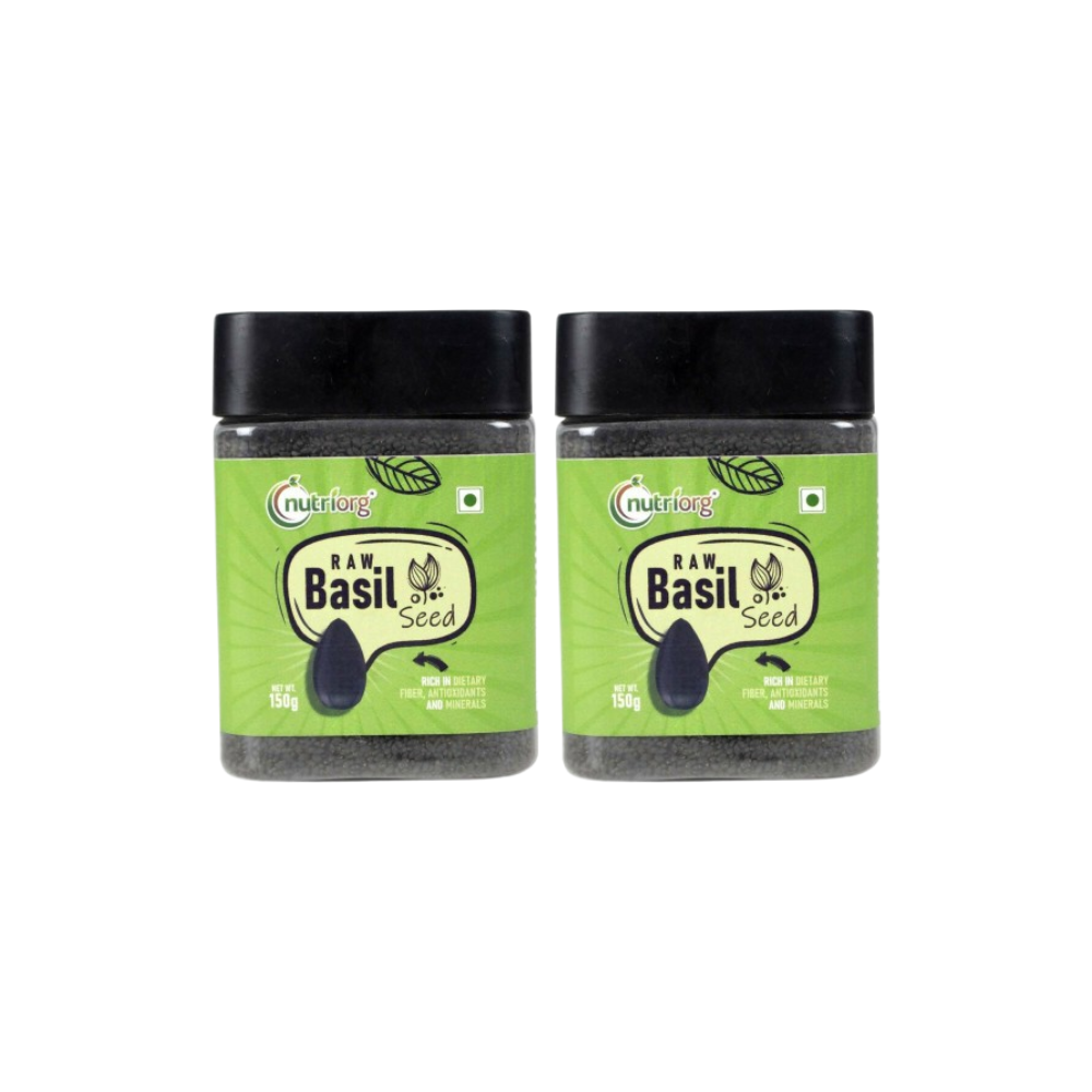 Nutriorg Raw Basil Seeds | Grocsy