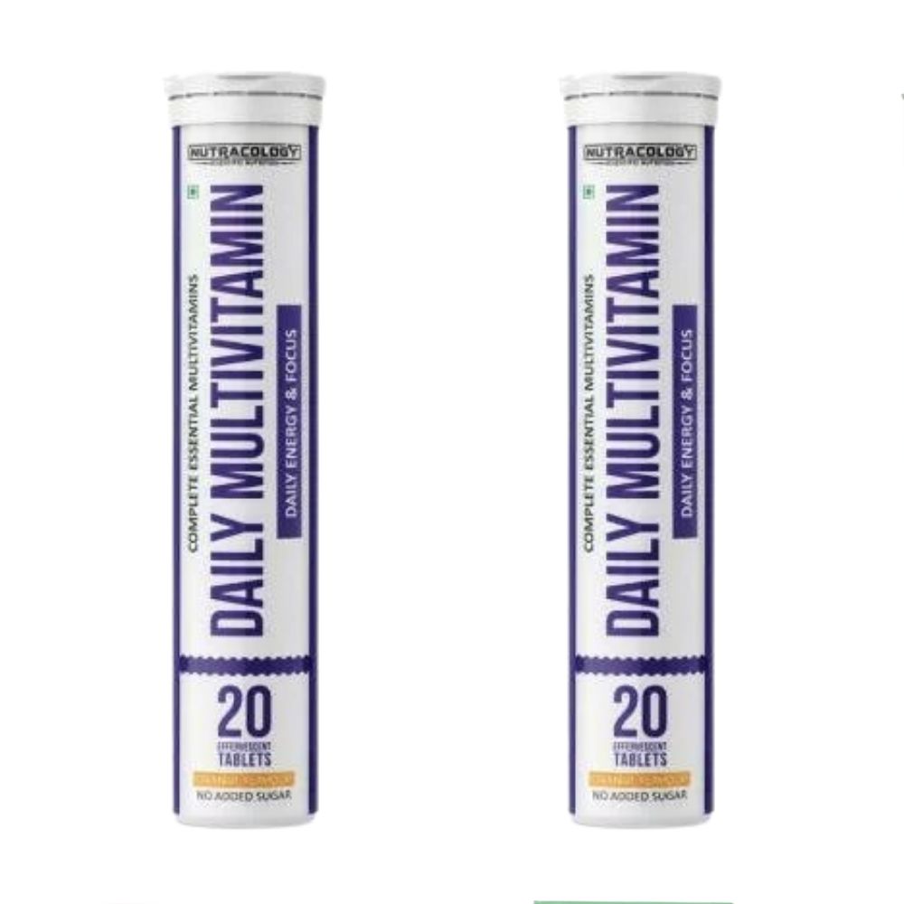 Nutracology Daily Multivitamin Effervescent Tablets With Vitamins & Minerals For Men & Women | Grocsy