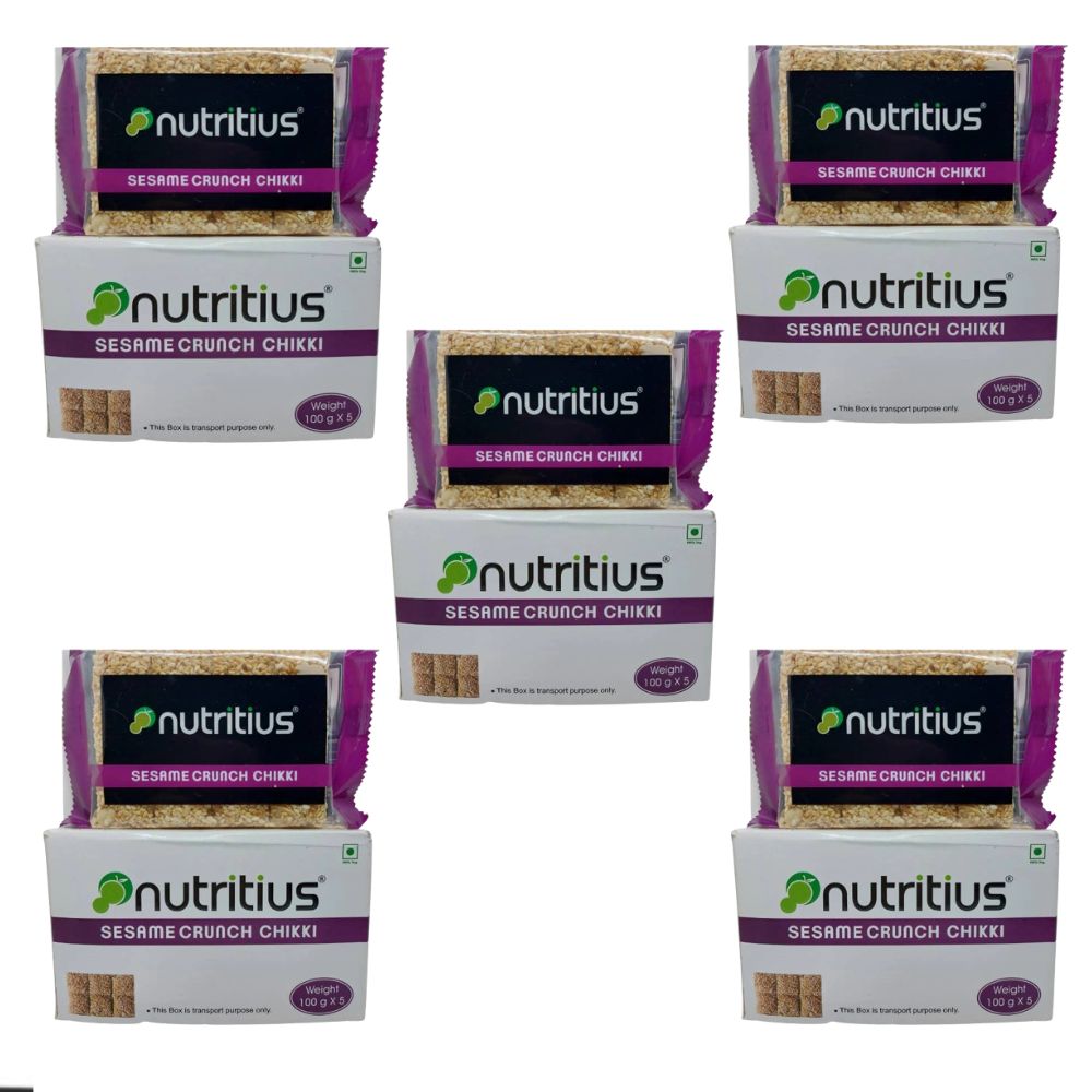 Nutritius Sesame Crunch Chikki | Grocsy