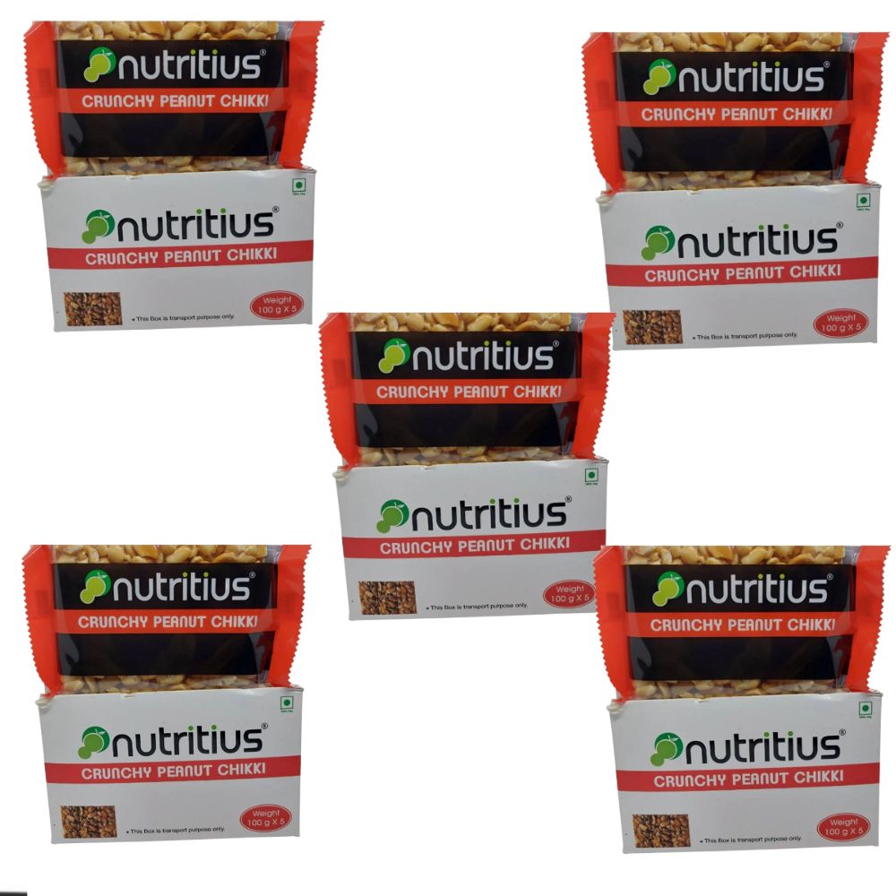 Nutritius Crunchy Peanut Chikki | Grocsy