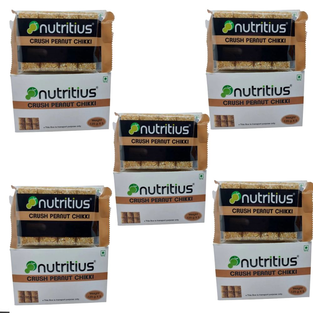 Nutritius Crush Peanut Chikki | Grocsy
