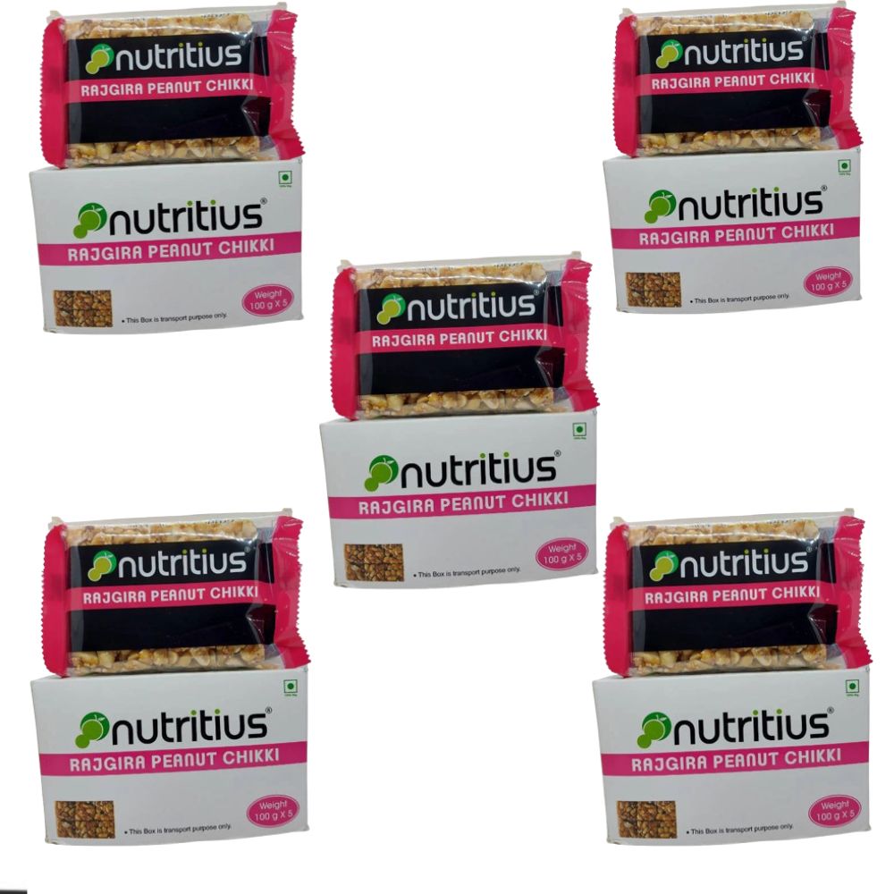 Nutritius Rajgira Peanut Chikki | Grocsy