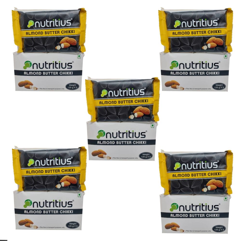 Nutritius Almond Butter Chikki | Grocsy