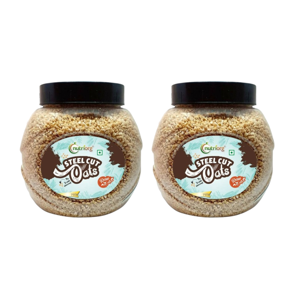 Nutriorg Gluten Free Raw Steelcut Oats | Grocsy