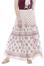 Mominos Fashion Cotton Block Print With Lace Work Off White Magenta Color Prints Palazzo | Grocsy