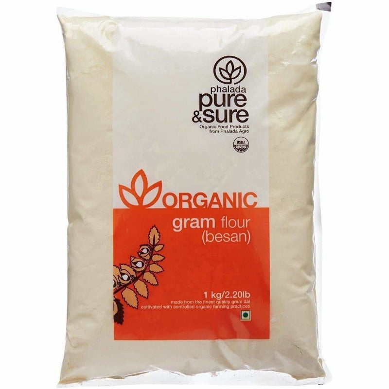 Pure and Sure Organic Gram Flour (Besan) | Grocsy