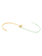 NVR Set of 2 Multicolor Gold Toned Radha Krishna Beaded Bhaiya Bhabhi Rakhi Combo | Grocsy