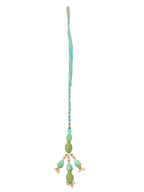 NVR Set of 2 Green Artificial Beads Bhaiya Bhabhi Rakhi, Combo for Rakshabandhan | Grocsy