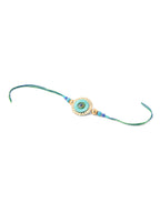 NVR Set of 2 Multicolor Artificial Beads Bhaiya Bhabhi Rakhi Combo | Grocsy
