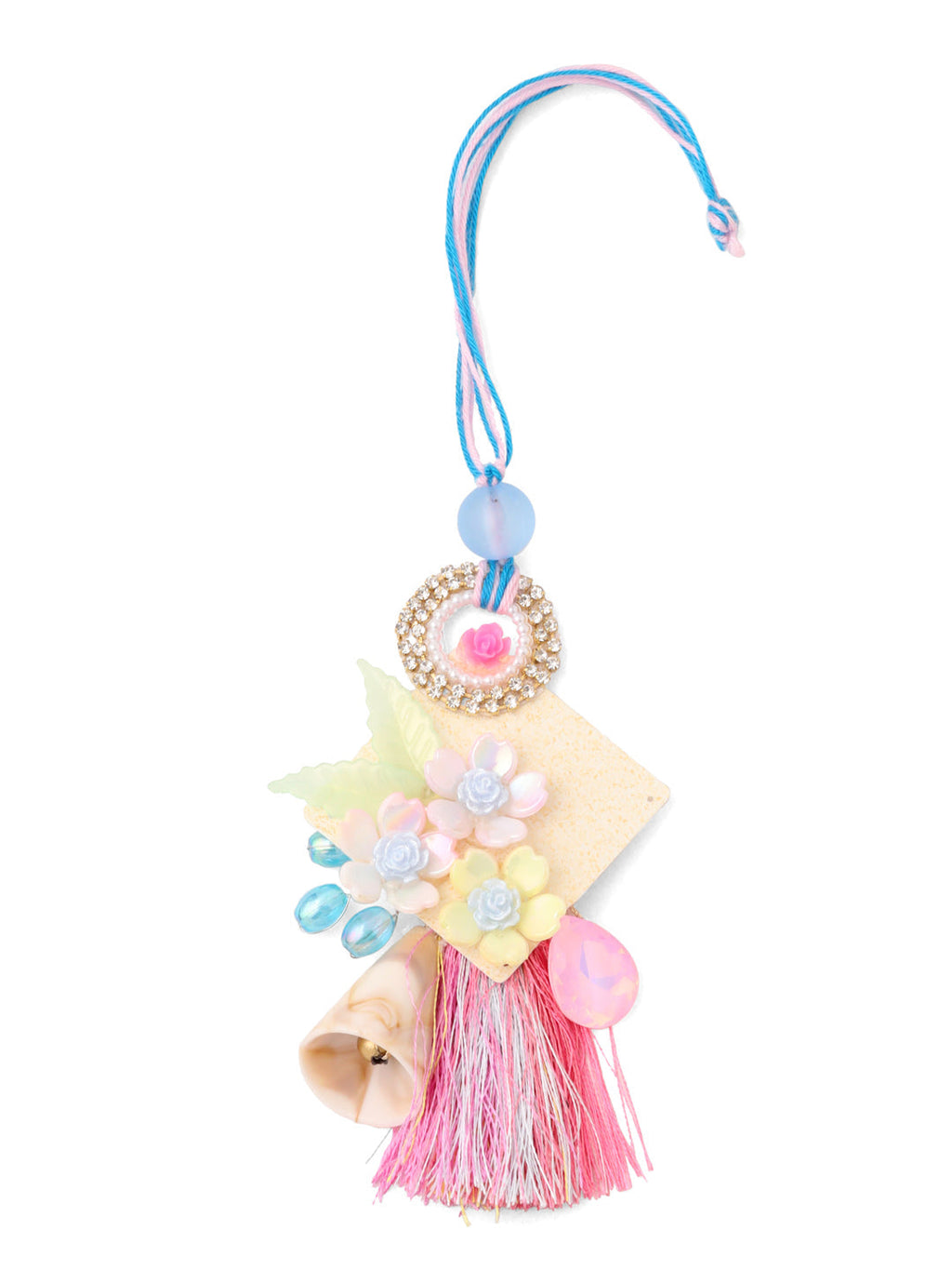 NVR Set of 2 Multicolor Artificial Stones & Beads Floral Design Bhaiya Bhabhi Rakhi Combo | Grocsy