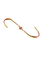 NVR Men Set of 2 Multicolor Floral Design Artificial Stones Thread Rakhi Combo | Grocsy