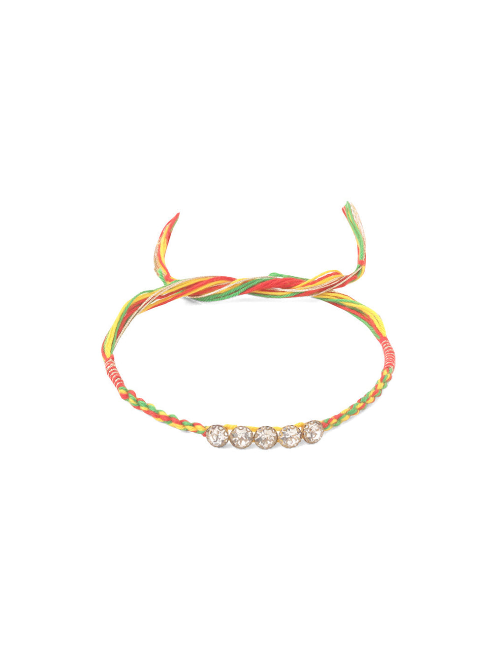 NVR Men Set of 2 Religious Designer Multicolor Artificial Stones Thread Rakhi with Roli Chawal Chandan & Mishri | Grocsy