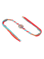 NVR Men Floral Design Multicolor Artificial Stones & Pearls Thread Rakhi Combo | Grocsy