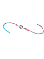 NVR Men Red & Blue Ganesh Ji Thread Rakhi, Combo for Rakshabandhan | Grocsy
