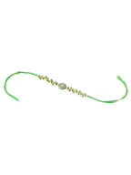 NVR Men Green Artificial Beads Round Shape Thread Rakhi, Combo for Rakshabandhan | Grocsy