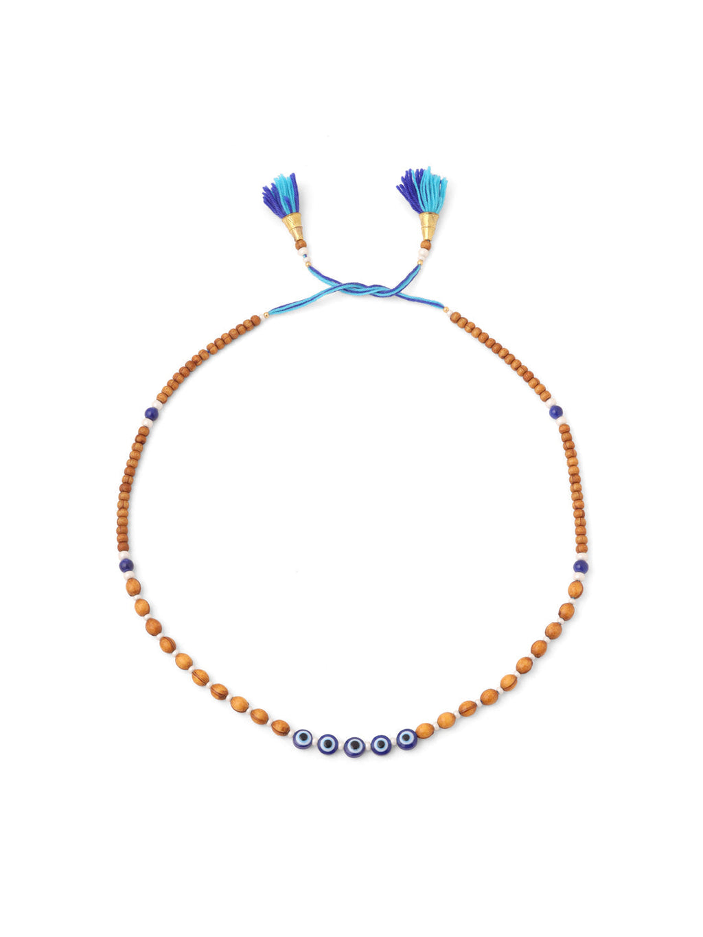 NVR Men's Evil Eye Multicolor Thread Rakhi, Combo for Rakshabandhan | Grocsy