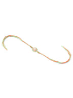 NVR Men Set of 3 Floral Design Multicolor Artificial Stones & Pearls Thread Rakhi Combo | Grocsy