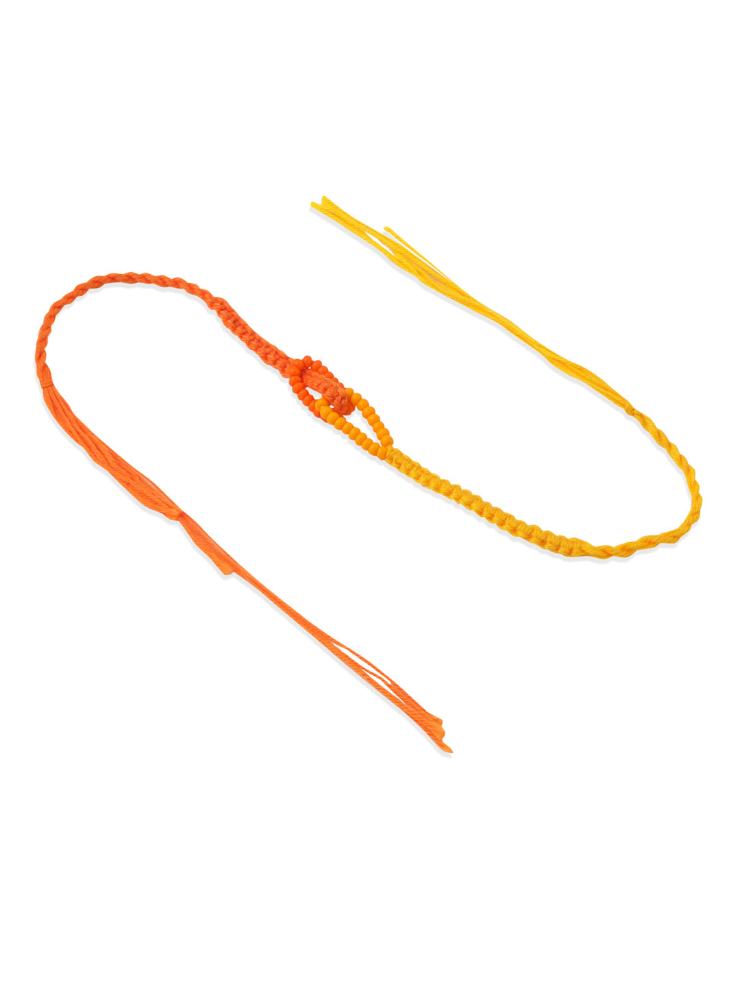 NVR Men's Multicolor Pearls Thread Rakhi, Combo for Rakshabandhan | Grocsy