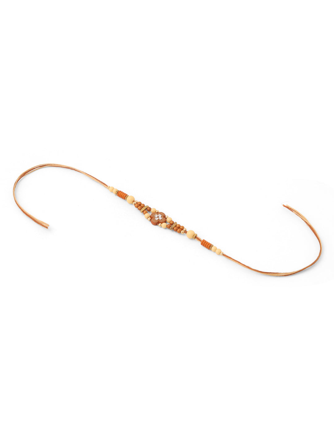 NVR Men Set of 3 Multicolor Artificial Stones and Beads Rakhi Combo | Grocsy