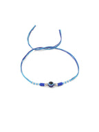NVR Men Set of 2 Blue Evil Eye Artificial Beads Thread Rakhi Combo | Grocsy