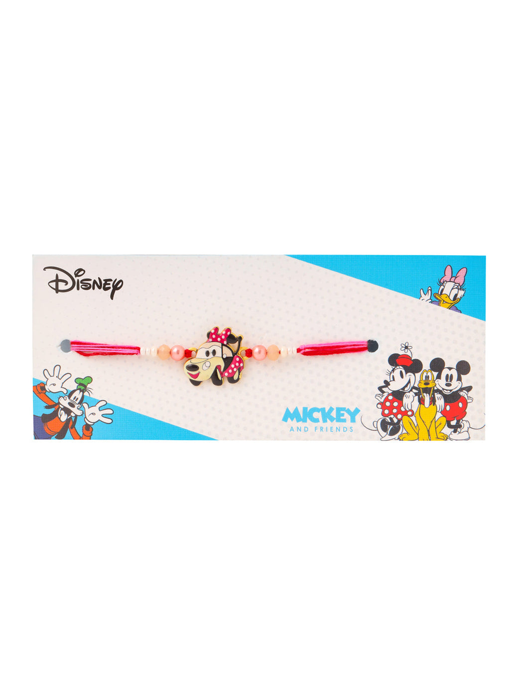 NVR Stylish Red Cartoon Character Kids Rakhi with Roli Chawal Chandan & Mishri | Grocsy