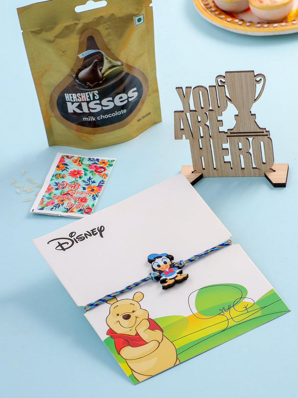 NVR Stylish Blue Cartoon Character Kids Rakhi, Combo for Rakshabandhan | Grocsy