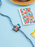 NVR Stylish Blue Cartoon Character Kids Rakhi with Roli Chawal Chandan & Mishri | Grocsy