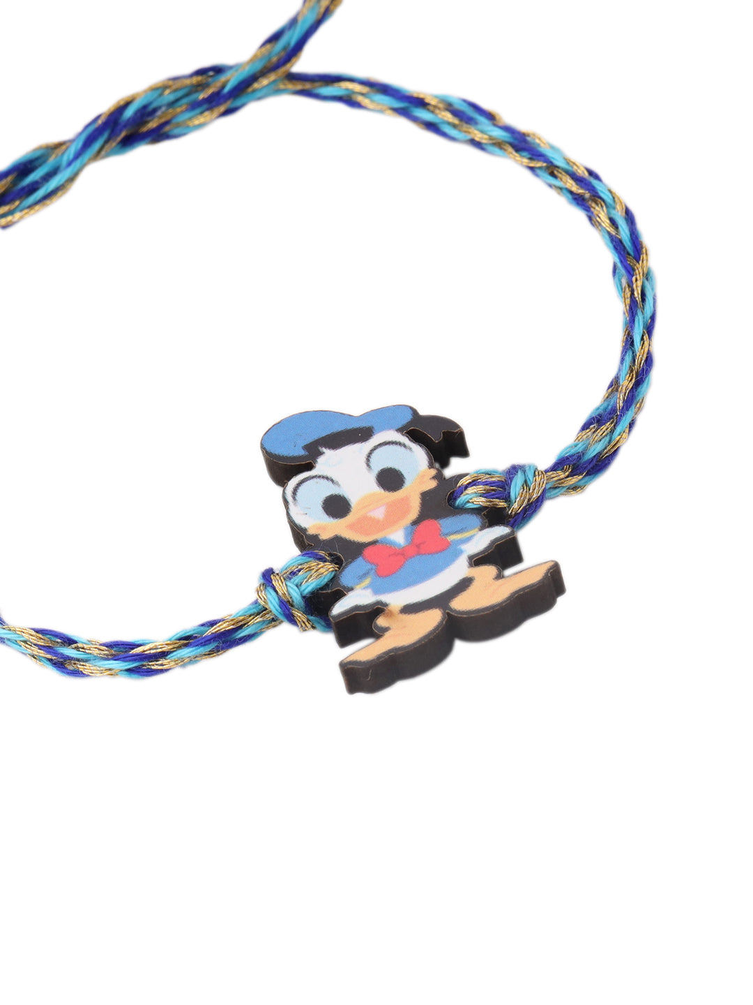 NVR Stylish Blue Cartoon Character Kids Rakhi with Roli Chawal Chandan & Mishri | Grocsy