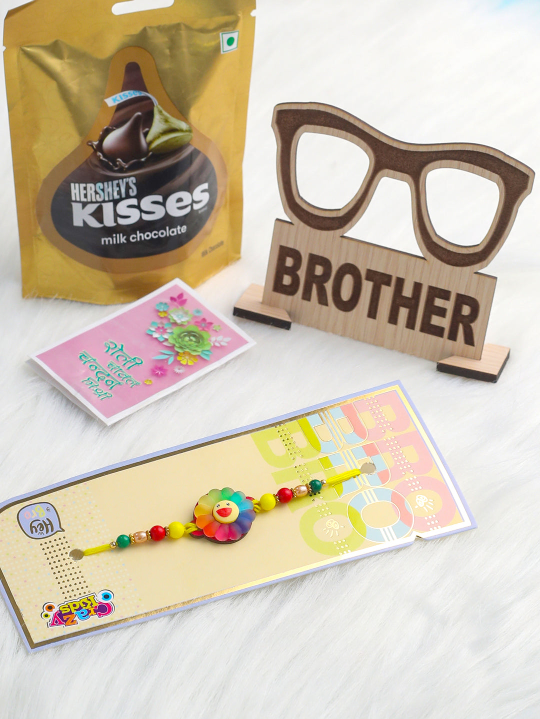 NVR Kids Multicolor Artificial Beads Rakhi, Combo for Rakshabandhan | Grocsy