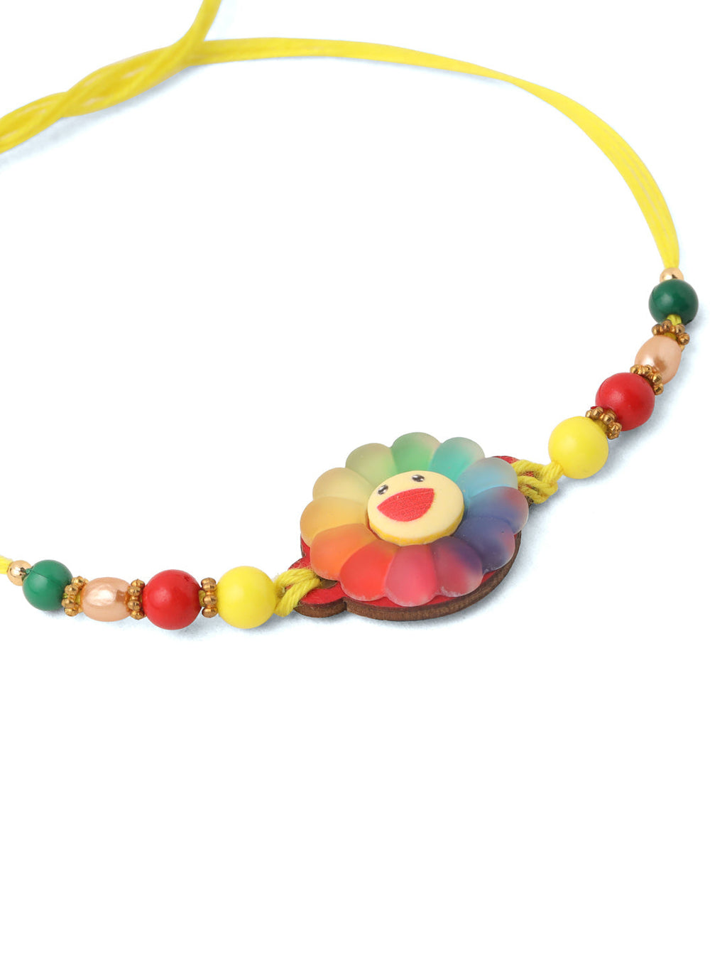NVR Kids Multicolor Artificial Beads Rakhi, Combo for Rakshabandhan | Grocsy