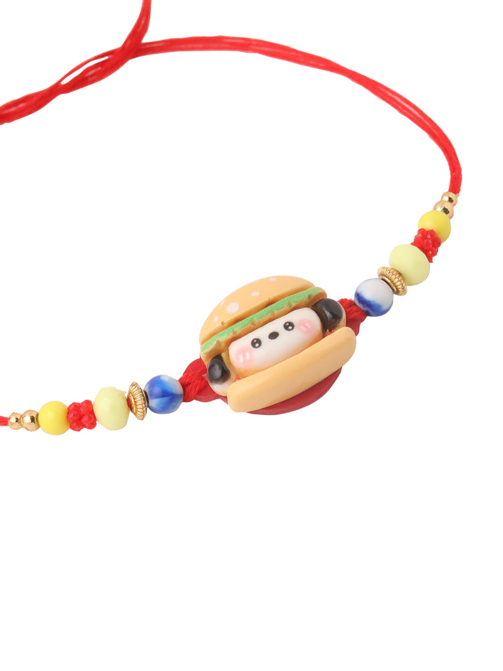 NVR Kids Cartoon Character Multicolor Artificial Beads Rakhi Combo | Grocsy