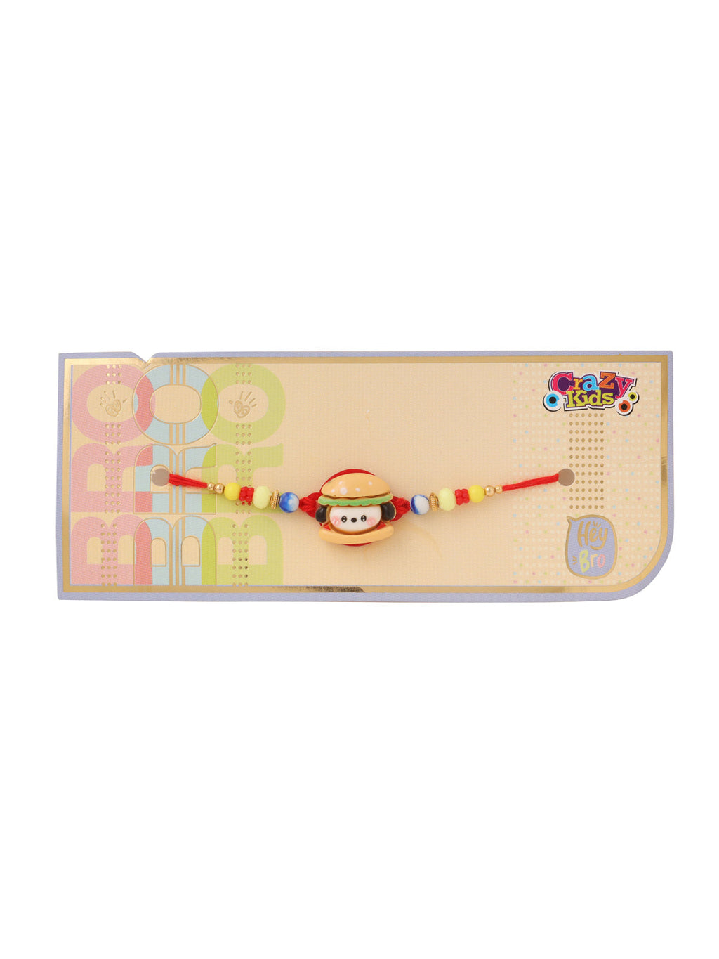NVR Kids Cartoon Character Multicolor Artificial Beads Rakhi Combo | Grocsy