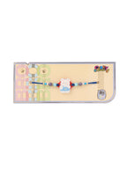 NVR Kids Teddy Blue Artificial Beads Thread Rakhi, Combo for Rakshabandhan | Grocsy