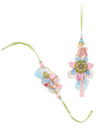 NVR Set of 2 Handmade Multicolor Artificial Stones & Beads Bhaiya Bhabhi Rakhi with Roli Chawal Chandan & Mishri | Grocsy