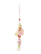 NVR Handcrafted Set of 2 Multicolor Pearls Bhaiya Bhabhi Rakhi with Roli Chawal Chandan & Mishri | Grocsy