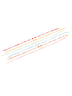 NVR Men Set of 6 Multicolor Pearls Thread Rakhi Combo, Rakshabandhan Combo | Grocsy