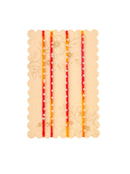NVR Men Set of 4 Pearls Traditional Red Thread Rakhi with Roli Chawal Chandan & Mishri | Grocsy